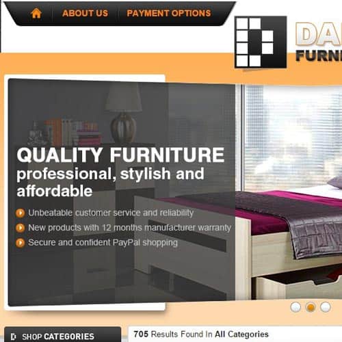 Dakohome - eBay store front design