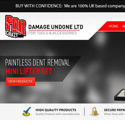 Damage Undone ltd – eBay store front design