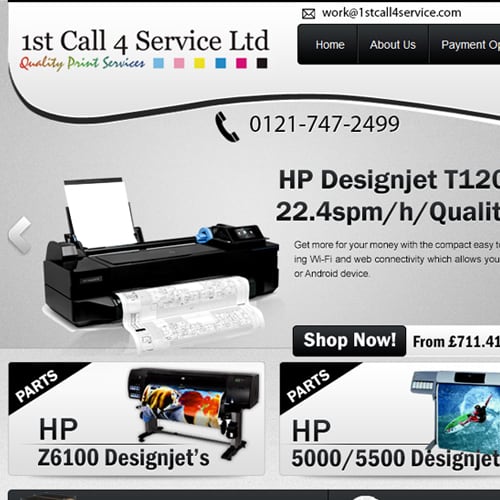 1st Call 4 Service - eBay store front design