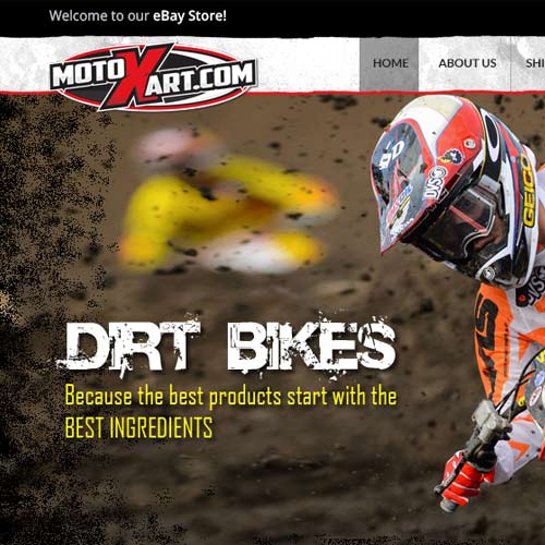 Motoxart - eBay store front design
