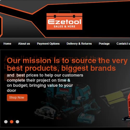 Ezetools - eBay store front design