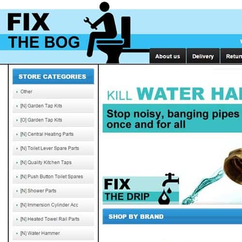 Fixthebog - eBay store front design