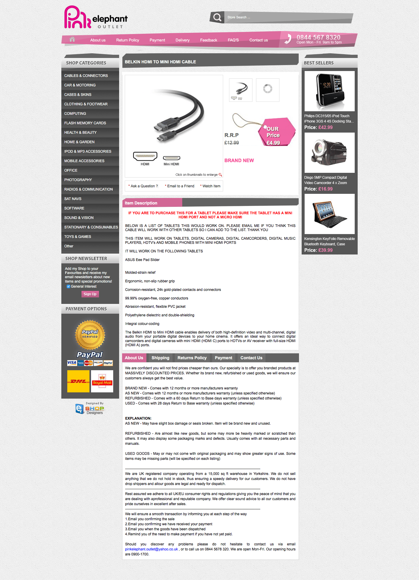 The Massive Discount Outlet - Item listing template 2