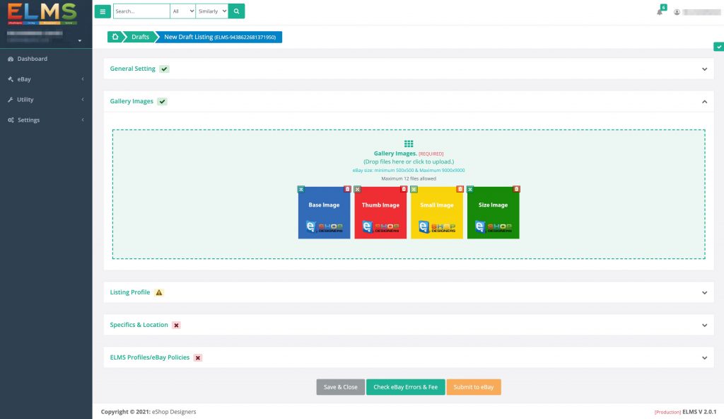 New-Draft-Listing-ELMS