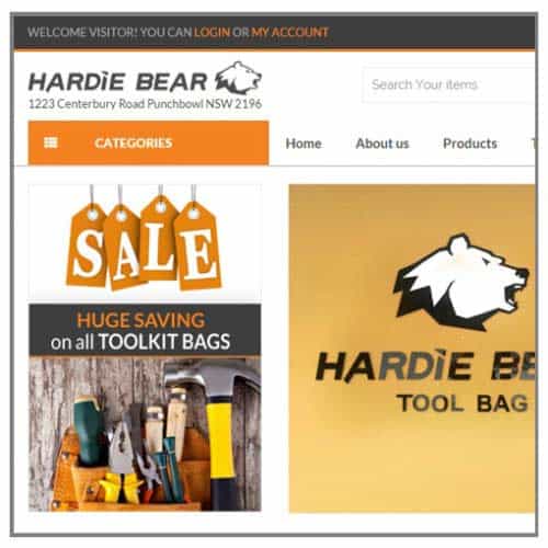 Hardebear Home eCommrence Magento Store
