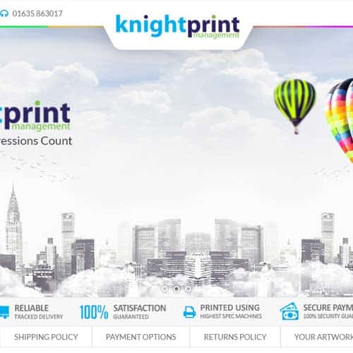 Knight Print LTD - eBay store front design