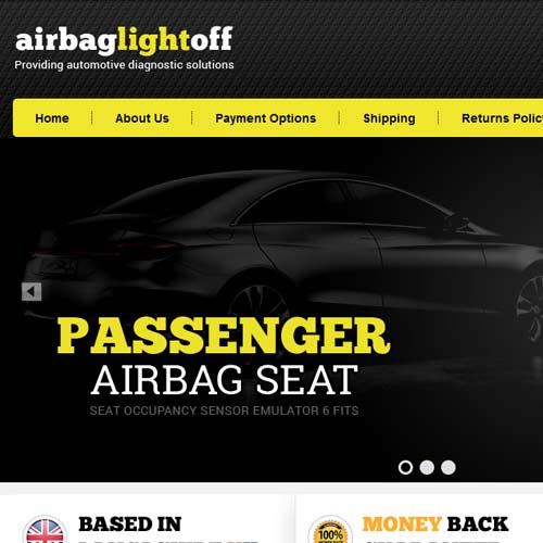 Airbaglightoff - eBay store front design