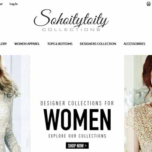 Sohoitytoity eCommerce Website Design