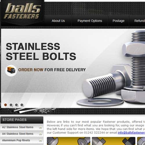 Balls Nuts - eBay store front design