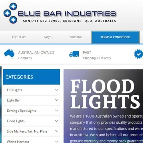 Blue-Bar-Industries eBay store front design
