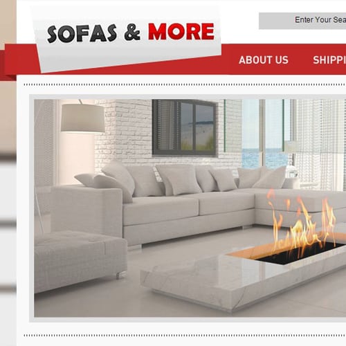 Sofas and More - eBay store front design