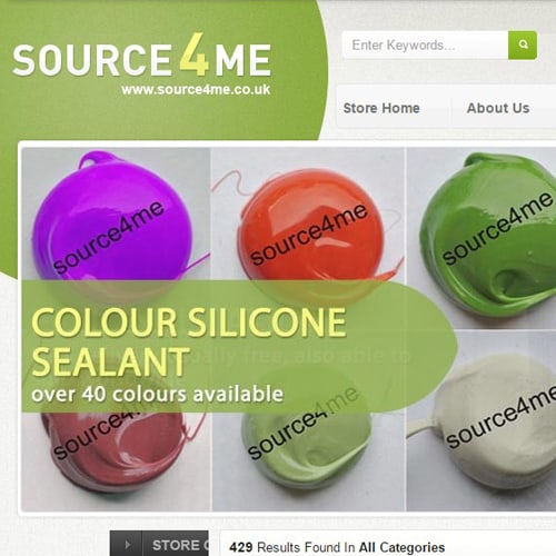 Source4me - eBay store front design