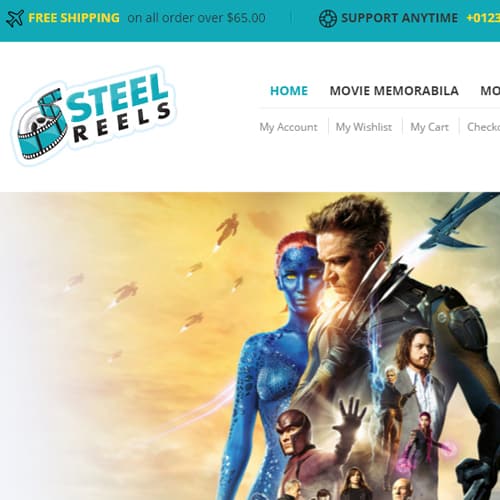 Steel Reels eCommerce Website Design