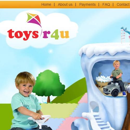 Toys r4u – eBay store front design