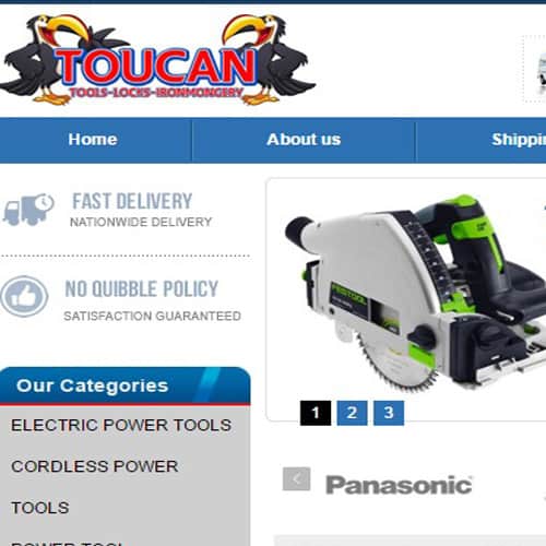 Toucan Tools – eBay store front design
