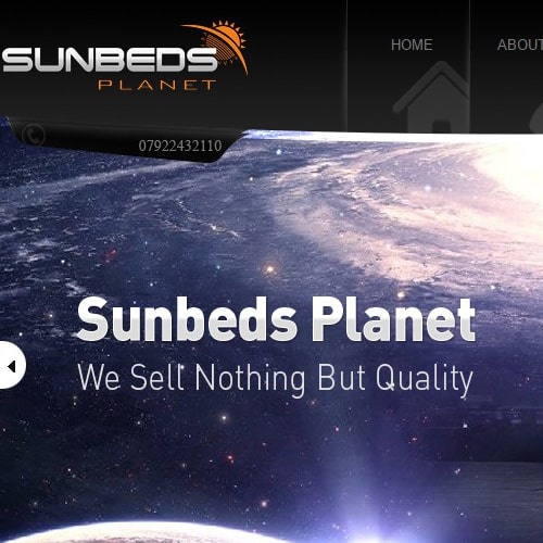 Sunbeds Planet – eBay store front design