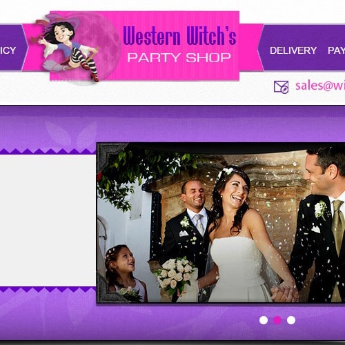 Western Witch's Party Shop – eBay store front design