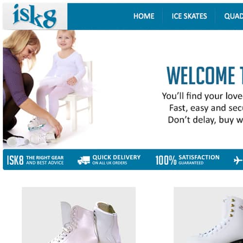 Isk8 – Magento Based eCommerce Website