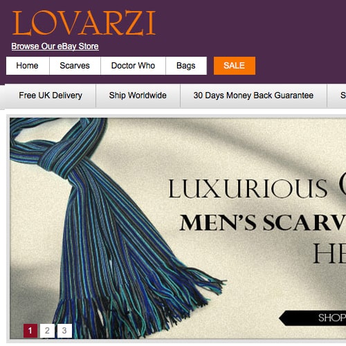 Lovarzi – eBay store front design