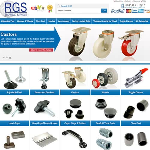 RGS Technical Services – eBay store front design